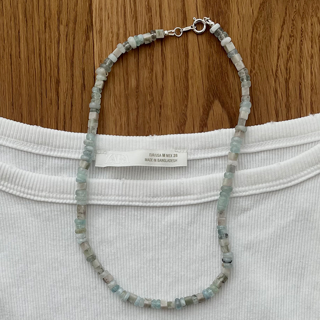 aquamarine necklace
