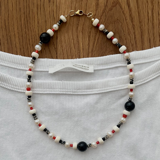 mulch color  necklace